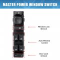 X Autohaux 15883320 10398565 Front Left Drive Side Car Power Window Switch Lift Button Panel Master Control For Chevrolet