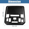 X Autohaux Carbon Fiber Pattern Center Console Roof Reading Light Lamp Cover Trim Accessories For Toyota Tundra 2022