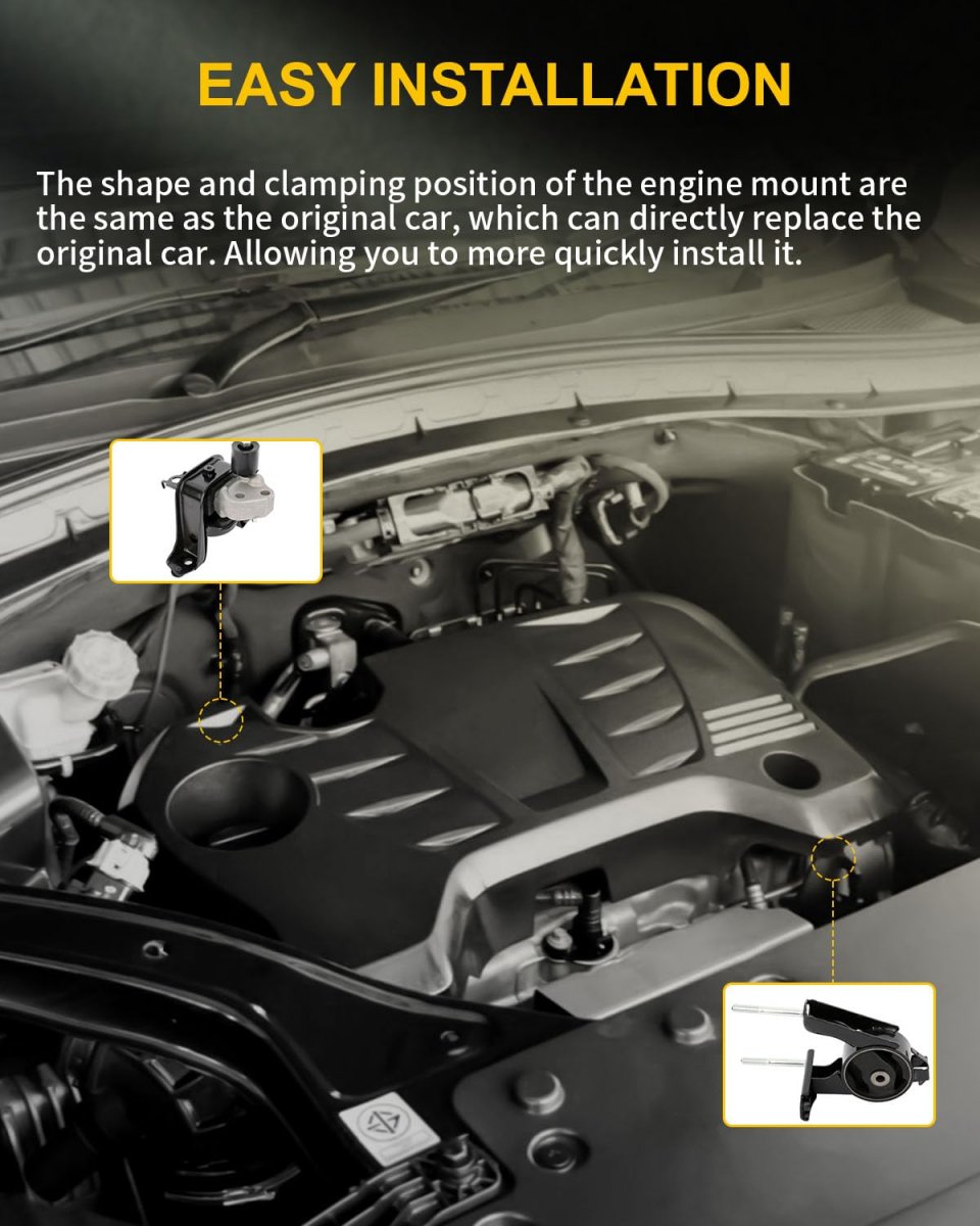 Engine Motor And Transmission Mount Set For Scion Xa Xb 1 5l 2004 2005 2006 Toyota Echo 2000 Yaris A7288 A7228 A7260 3 Piece