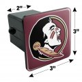 Florida State University Logo Tow Trailer Hitch Cover Plug Insert