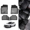 Kust Floor Mats For 2016-2021 Honda Civic Sedan Civic Hatchback Type R Carpet Liner 3d All Weather Protection 2 Row Set Black 