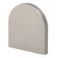 Brushed Nickel Round Roller Bracket Cover For Cabo System 