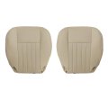 Secos Driver Passenger Bottom Replacement Perforated Leather Seat Cover Tan For Lincoln Navigator 2003 2004 2005 2006 
