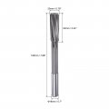 Uxcell Chucking Reamers 20mm H7 4241 High Speed Steel Spiral Flutes Lathe Machine Reamer Milling Cutter