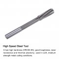 Uxcell Chucking Reamers 20mm H7 4241 High Speed Steel Spiral Flutes Lathe Machine Reamer Milling Cutter