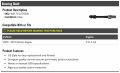 Steering Shaft Compatible With 2009-2015 Nissan Rogue 2 5l 4-cylinder