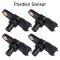 Ocpty 4pcs Engine Camshaft Position Sensor Fits For 2008-2010 Buick Enclave 2007-2008 Lacrosse 2007-2010 Cadillac Cts 2007-2009