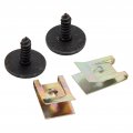 40 Pcs Engine Chassis Splash Guard Clips Metal Undertray Shield Panel Under Gearbox Cover Fasteners For R50 R52 R53 R55 R56 R57 