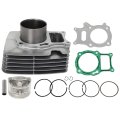 Cylinder Piston Gasket Top End Rebuild Kit For 2002-2014 Honda Recon 250 Adp13103da159s 12251-hm8-000 12191-hm8-000 
