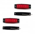 Galpada 6 Pcs Trailer Taillights High Lift Jack Mount Led Signal Light Smalls Tail Roses For Car Mirror Lights Mini Portable