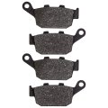 Niche Brake Pad Set For Kawasaki Z800 Triumph Sprint Speed Four Bonneville T2020602 Rear Semi-metallic 2 Pack