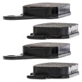 Niche Brake Pad Set For Kawasaki Z800 Triumph Sprint Speed Four Bonneville T2020602 Rear Semi-metallic 2 Pack