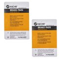 Niche Brake Pad Set For Kawasaki Z800 Triumph Sprint Speed Four Bonneville T2020602 Rear Semi-metallic 2 Pack