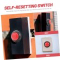 Doitool 40 Pcs Doorbell Buttonbell Replacement Parts Chime Push Door Door Bell Only Buzzer Supply With Lights Plastic Meta40