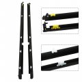 Labwork Black 2pcs Weatherstrip Seals Door Glass Window Replacement For Mazda 1990-2005 Miata Mx-5 Na01-58-810f Na01-59-810f