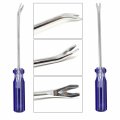 Honbay 2pcs Nail Pullers Tack Lifter U Tip Staple Rivet Puller Screwdriver Upholstery Remover Tool For Furniture 