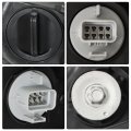 Headlight Assembly Replacement For Honda Civic 2016 Housing Chrome Lamp Set Passenger Side Rh 1pc Ho2503176