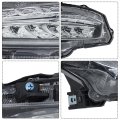 Headlight Assembly Replacement For Honda Civic 2016 Housing Chrome Lamp Set Passenger Side Rh 1pc Ho2503176