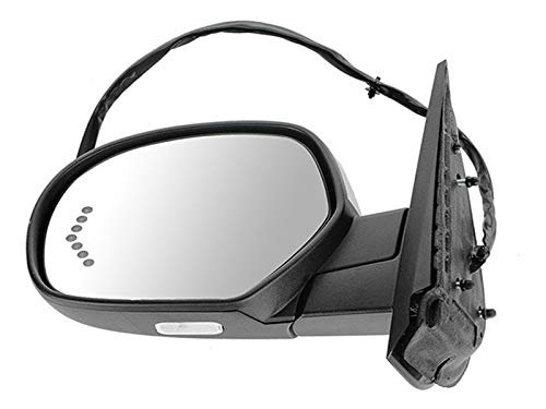 Apa Replacement Power Folding Mirror For 2007-2014 Silverado Sierra Yukon Tahoe Suburban Avalanche With 7 Dot Led Signal Memory