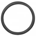 Bdk Ultrasport Series Steering Wheel Cover-synthetic Leather Perforated Design Stitching All Black Carbon Fiber 