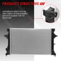 Dpi 13609 Factory Style 1-row Cooling Radiator Compatible With Elantra Elantra Gt 2 0l At Mt 16-19 Aluminum Core