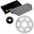 Caltric O-ring Drive Chain And Sprockets Kit Compatible With Suzuki Lt-z400 Quadsport Z400 2003 2004-2008