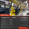 A-premium Power Window Regulator With Motor Compatible Honda Fit 2015-2019 L4 1 5l Hatchback Front Right Passenger Side