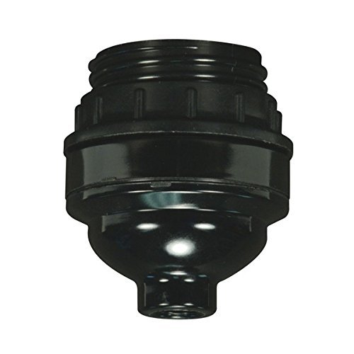 Gu24 Medium Base Socket With Uno Thread Ring Keyless Phenolic 80-2067