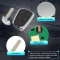 Hyq2es 433 Mhz Replacement Keyless Entry Remote Smart Key Fob For Cadillac Xt4 Xt5 Xt6 2020 2021 2022 2023 No 13522879 13544052