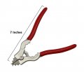 Malleable Iron Chain Pliers For Lighting Chandeliers 7-inch With Rubber Grip