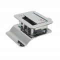 Tissting Rv Door Lock Aluminum Alloy Camper Entry Latch Built In Deadbolt 4 Keys Trailer Safety For Travel Truck Chrome