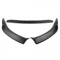 Auto Dynasty 3pcs Stp-style Car Front Bumper Lips Spoiler Wing Body Kit Compatible With Corolla Le Ce 14-16 Matte Black