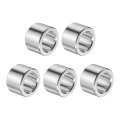 5pcs Stainless Steel Spacer 1 2 In Bore X 3 4 Od Length Round Metal Screw Bushing For M12 Screws Bolts And Rods Plain Finish 