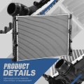 Dpi 13792 Factory Style 1-row Cooling Radiator Compatible With Bmw 5 7-series G11 2 0l 4 4l 6 6l 2016-2022 Aluminum Core