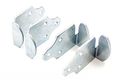 4 Pc Stake Body Utility Trailer Rack Corner Connector Wood Panel Gate Side Latch Brackets Set Piece Makes 2 Corners