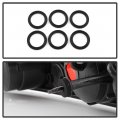 Acanii For 1993-2002 Chevy Camaro Euro Style Chrome Tail Lights Brake Lamps 93-02 Pair Driver Passenger Side