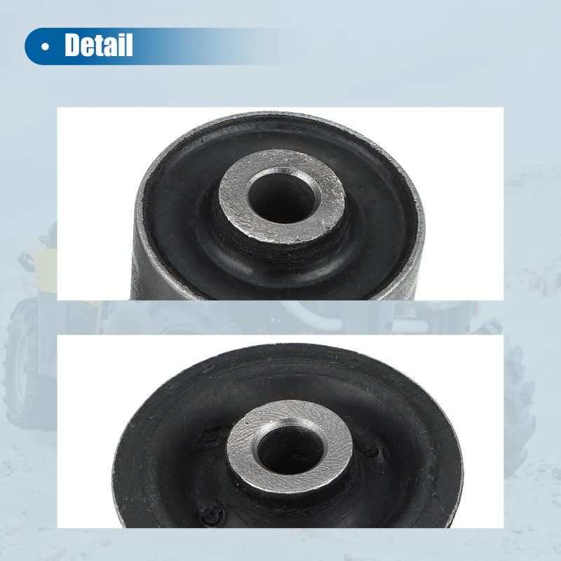 Front Upper Control Arm Bushing Suspension Kit 520814 For Jeep Grand Cherokee 2000 2001 2002 2003 2004 2 Pieces Black Rubber