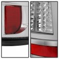 Acanii For 2003-2006 Chevy Silverado 1500 2500hd 3500 Chrome Led Tube Tail Lights Brake Lamps Assembly Pair Left Right