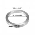 X Autohaux 4pcs Od 75mm To Id 60 1mm Aluminum Alloy Car Hub Centric Rings Wheel Bore Center Spacer