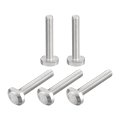 T-slot Bolts 5pcs M5x30mm Slot Drop-in Stud Sliding 304 Stainless Steel Shape Screws For T Track 