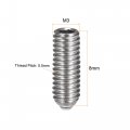 Uxcell Ball Point Set Screws M3 X 8mm 304 Stainless Steel Metric Spring Hex Socket Screw 20pcs
