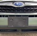 Front License Plate Mount Bcket Round Hole Apter Kit For Subaru Xv Crosstrek 2013a 2015 A Holder Set With 2 Adapters Toggle