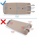 Ocpty Auto Armrest Center Console Lid Skin Cover Base For 00-08 Audi A4 A6 S4 Beige