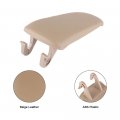 Ocpty Auto Armrest Center Console Lid Skin Cover Base For 00-08 Audi A4 A6 S4 Beige