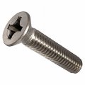1 4-20 X 3 4 Flat Head Machine Screws Phillips Drive Stainless Steel 18-8 Full Thread Bright Finish Quantity 100 By Fastenere 