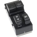 Suzuki Equator Power Window Switch Front Driver Side 8 Blade Terminals Fits 2009 2010 2011 2012 Black Model 