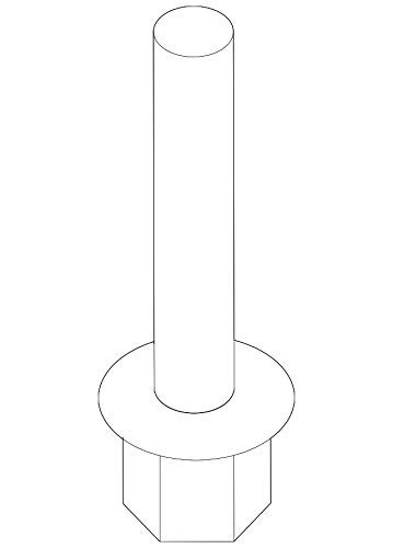 Genuine Nissan Parts Bolt-body Mounting 95516-1pa0a
