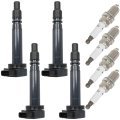 Ignition Coil Packs And Iridium Spark Plugs For Honda Fit 1 5l 2007 2008 Replaces Uf323 30520 Pwc 003 501
