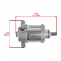 Caltric Starter Motor Aprilia Rxv-sxv Pikes Peak 450 550 2009 9t