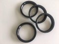 Hubcentric Center Rings 66 56mm Hub To 78 1mm Wheel 4 Piece Black Polycarbon Set For Many Audi Vehicles